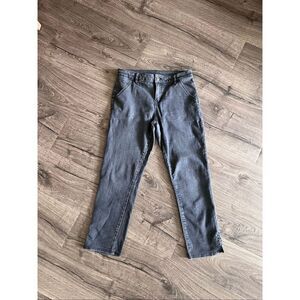 Prana women's faded black or gray straight leg jeans size 6 regular